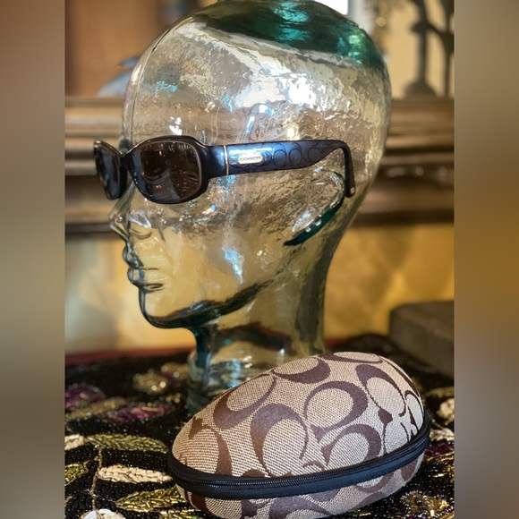 COACH LISBETH (S823) Prescription Brown and Gold Sunglasses with Signature Case - Picture 1 of 17